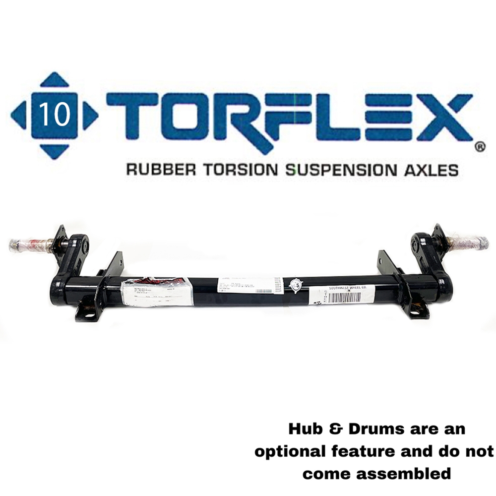 3,500 lb. 10 Dexter® Torflex® Rubber Torsion Suspension Trailer Axle Beam