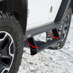 ActionTrac 69.6" Powered Running Boards, Select Colorado, Canyon, Ext. Cab