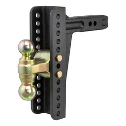 Adjustable Channel Mount with Dual Ball (2" Shank, 14,000 lbs., 10-1/8" Drop)