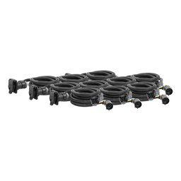 Curt 10' Custom Wiring Extension Harnesses (Adds 7-Way RV Blade to Truck Bed, 10-Pack) - 56000010