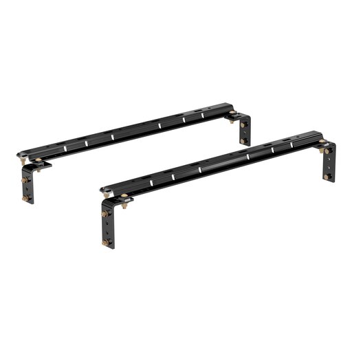 Curt Universal 5th Wheel Base Rails, 25K (Gloss Black) - 16100