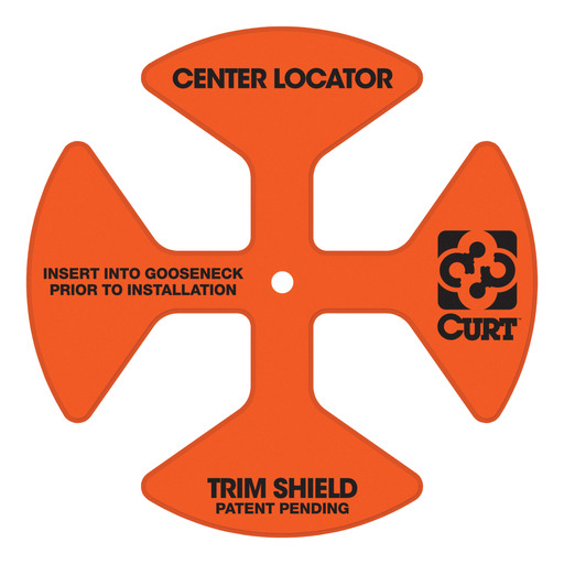 Curt Replacement Double Lock EZr Center Locator (Fits 60611, 60619) - 19253