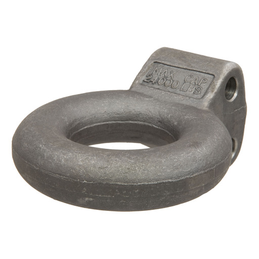 Curt Channel-Style Lunette Ring (24,000 lbs., 3" I.D., Raw) - 48660