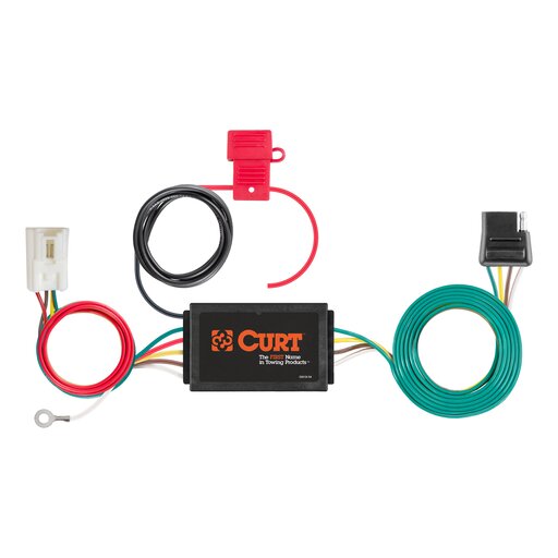 Curt Custom Wiring Connector, 4-Way Flat Connector, Select Mitsubishi Outlander PHEV - 56412