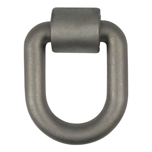 Curt 3" x 4" Weld-On Tie-Down D-Ring (15,587 lbs, Raw Steel) - 83780