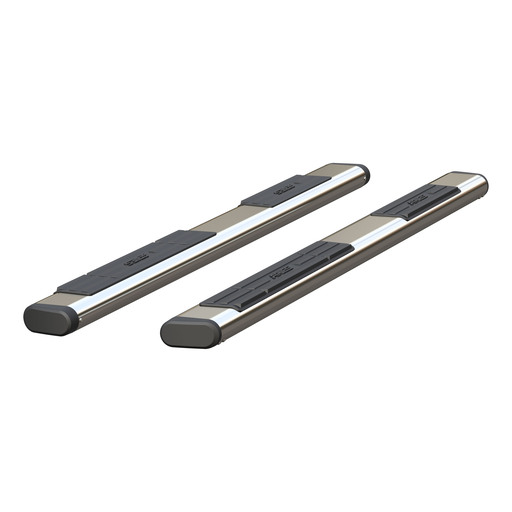 6" x 85" Polished Stainless Oval Side Bars (No Brackets)